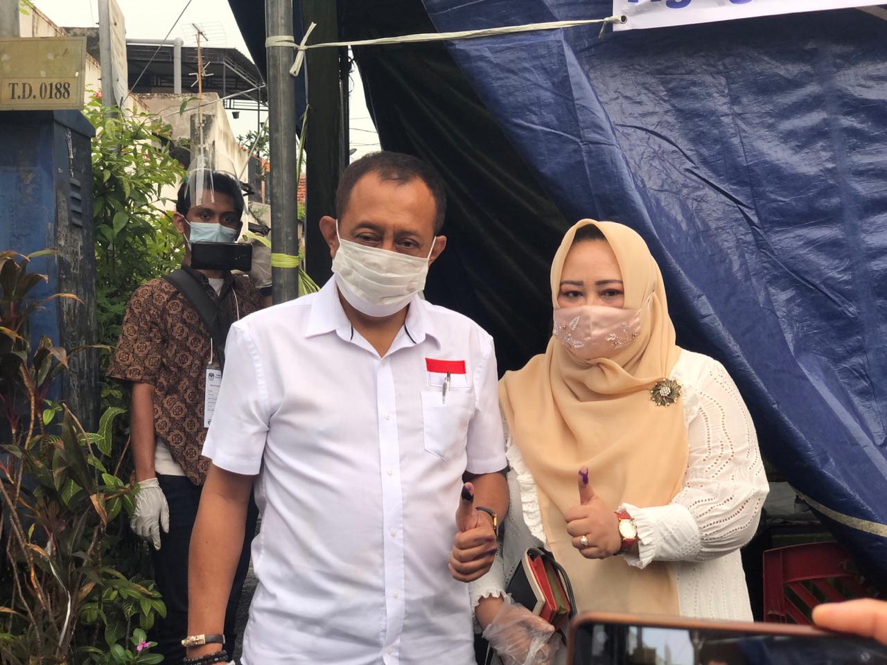 Nyoblos di TPS 21, Armuji : Dulu Kita Menang Mutlak di Sini