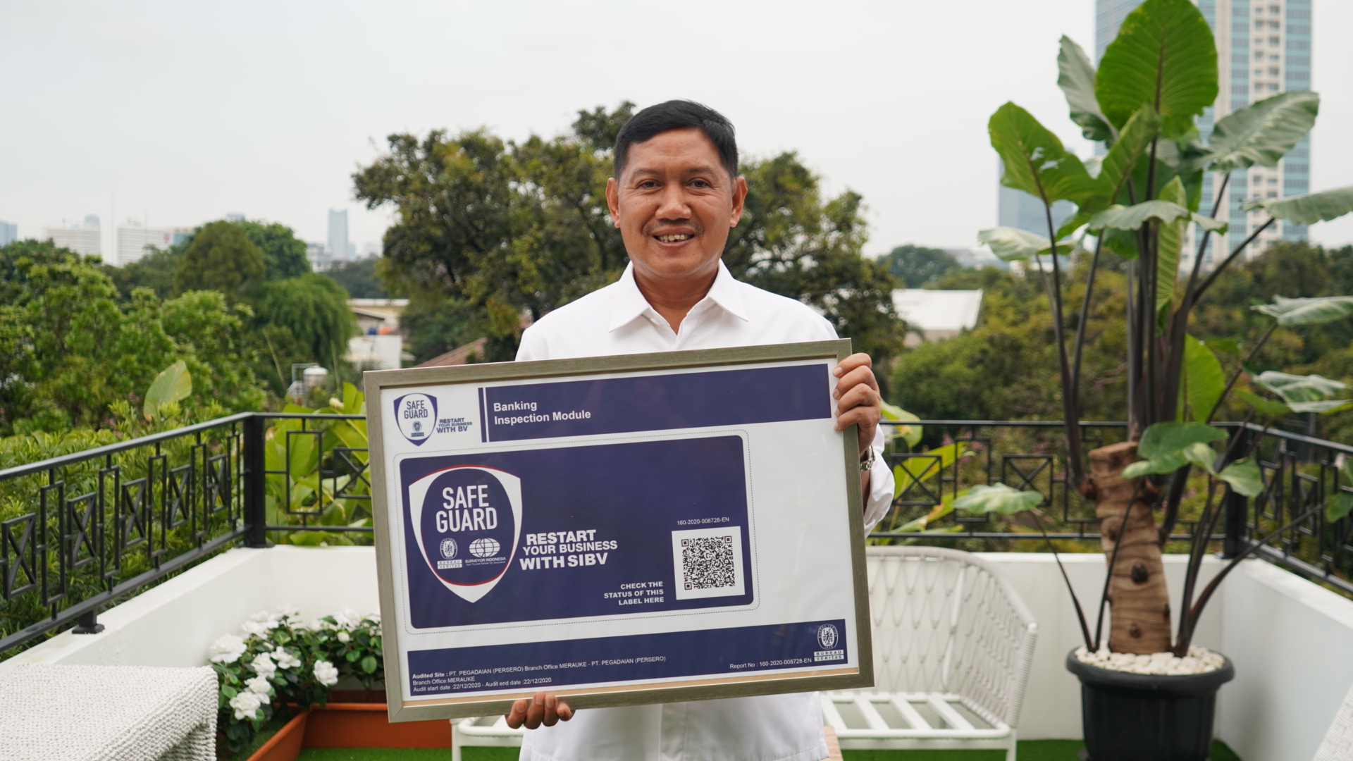 Konsisten Terapkan Prokes, 642 Cabang Pegadaian Raih SIBV Safe Guard