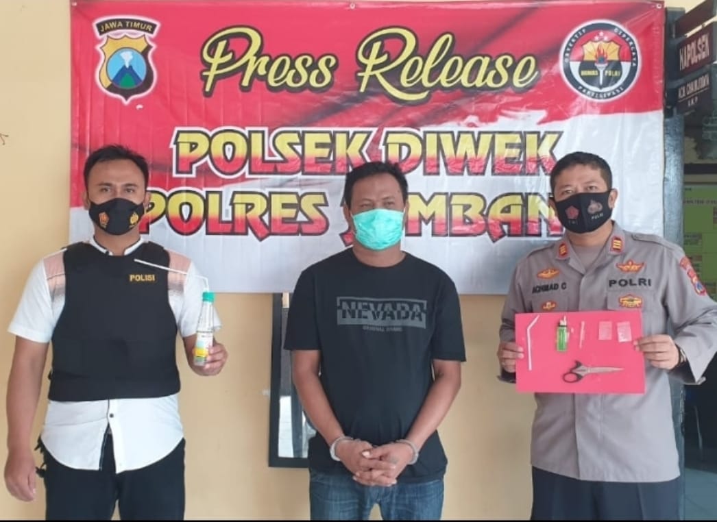 Bawa Narkoba ke Desa, Arek Mojokerto Tertangkap di Jombang