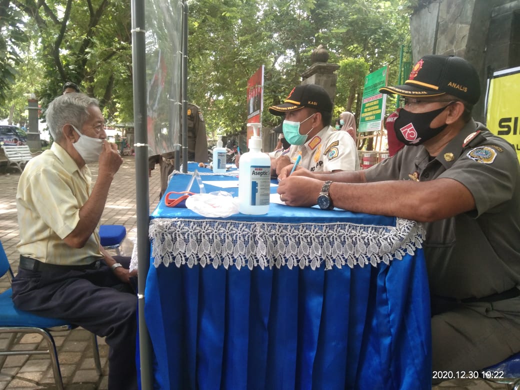 110 Kali Operasi Covid-19 di Tulungagung, 1.258 Pelanggar Ditilang