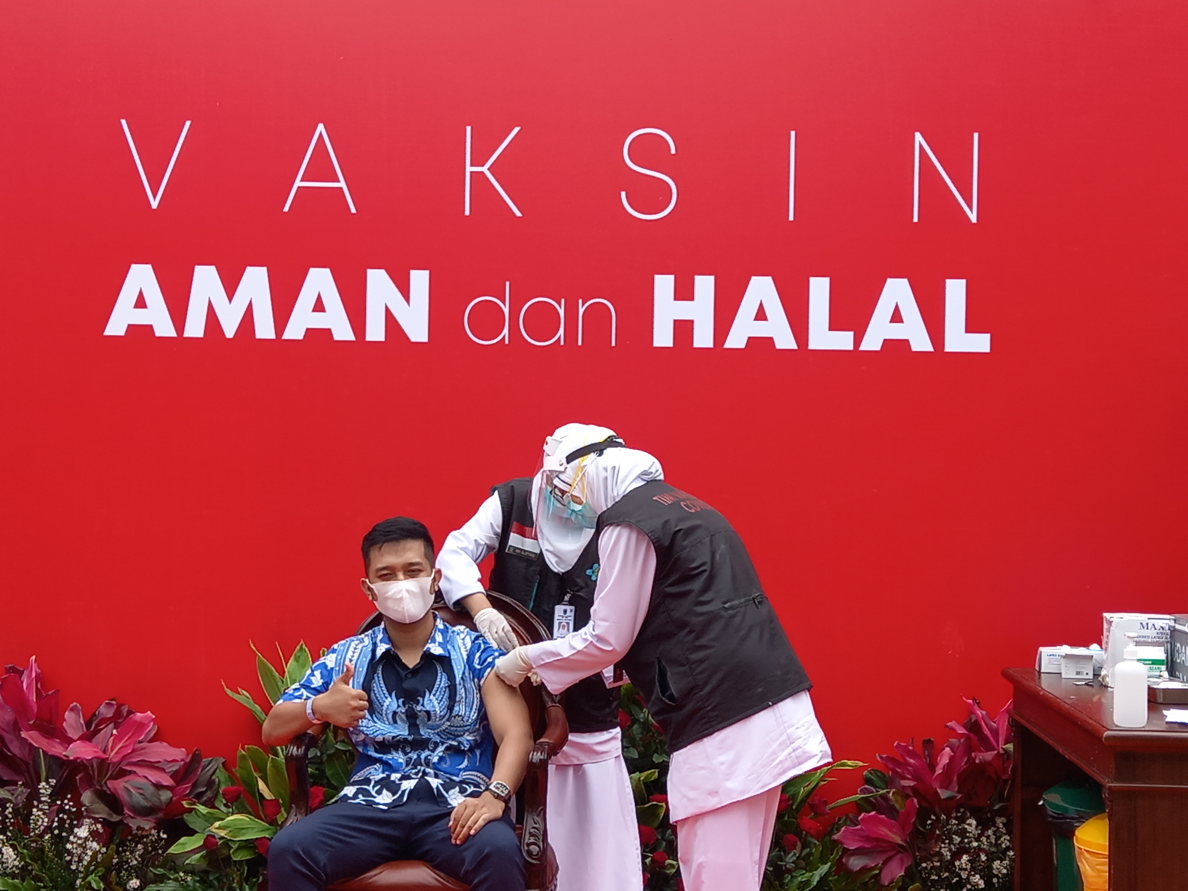 Muncul di Vaksinasi Kedua, Tomliwafa Bikin Sayembara Rp 500 Juta