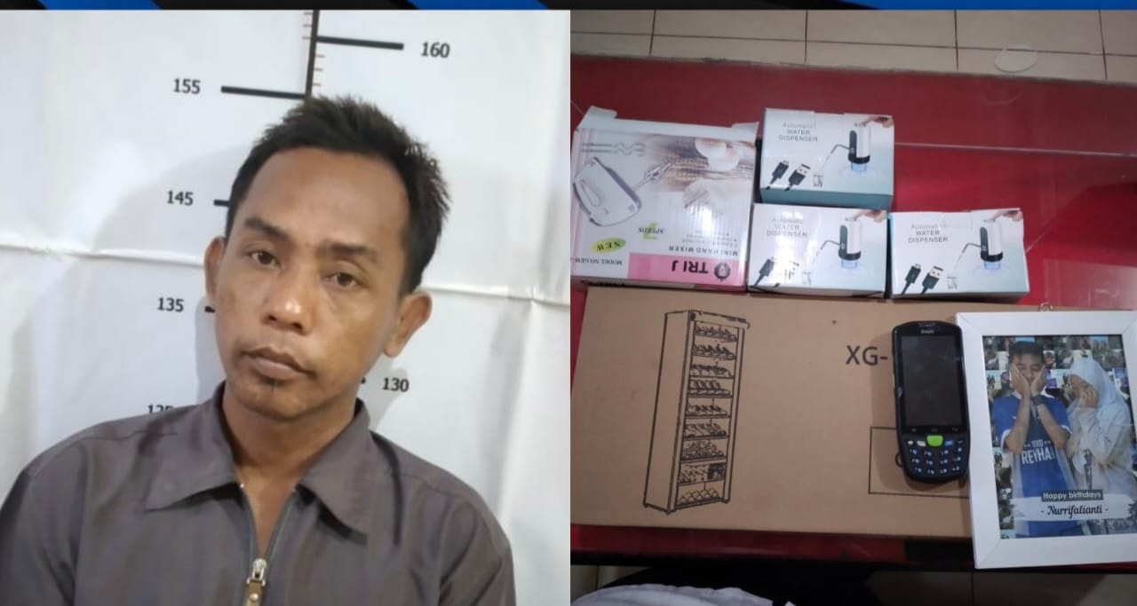 Kesulitan Cari Uang Akibat Pandemi, Kuli Panggul Bobol Gudang JNT