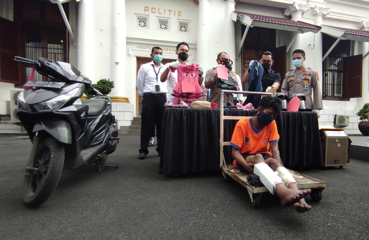 Digrebek Saat Pesta Sabu, Jambret yang Lukai Bocah Ditembak