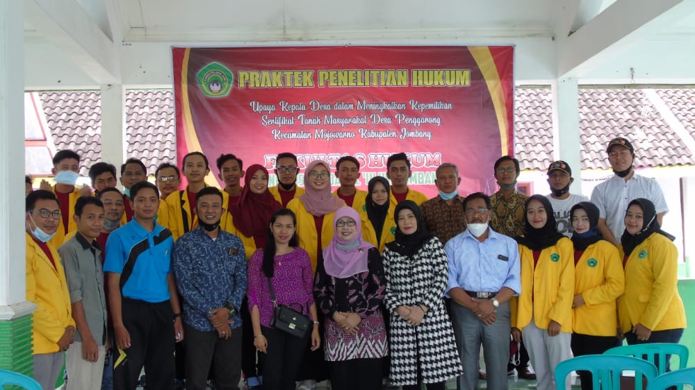Mahasiswa Undar Jombang Praktek PPH di Desa Penggaron