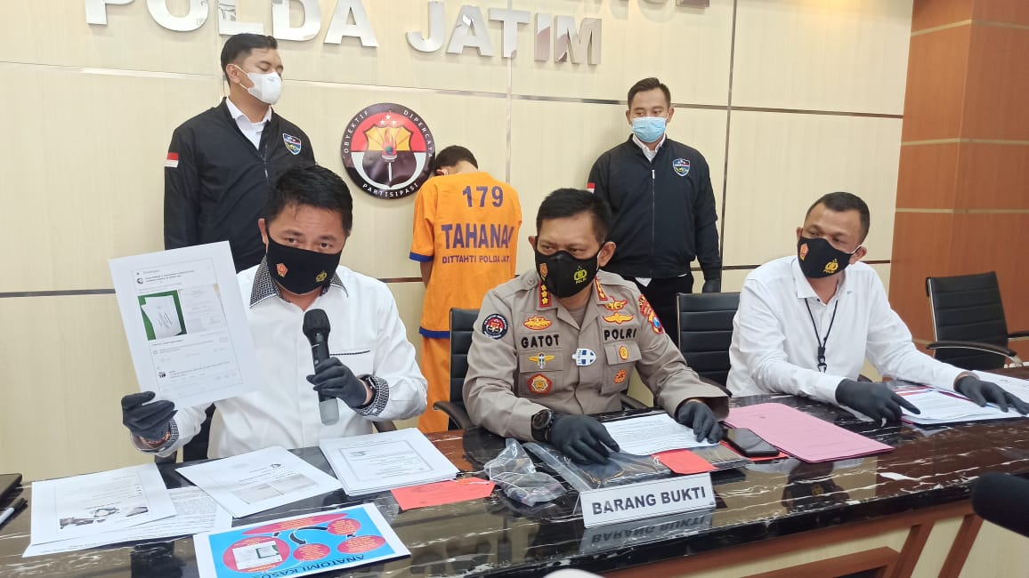 Palsukan Hasil Rapid Test, Mahasiswa Jember Dibekuk Polda Jatim