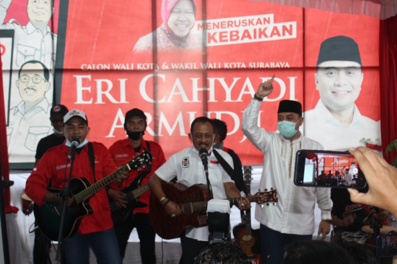 Menang Versi Quick Count, Eri Cahyadi: Jaga Keutuhan Surabaya