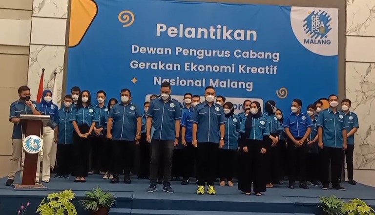 DPC Gekrafs Kota Malang Periode 2022-2025 Dilantik