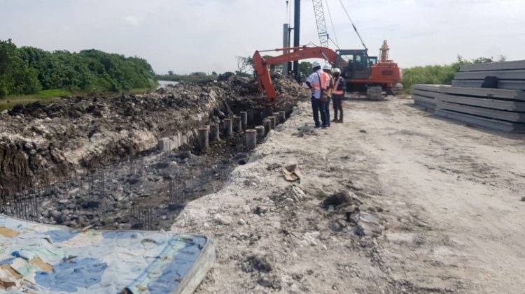 Betonisasi Kali Lamong Senilai Rp 100 Miliar Mulai Dilelang