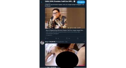 Ketahuan Like Konten Porno, Anggota DPR Fadli Zon Dilaporkan ke Polisi