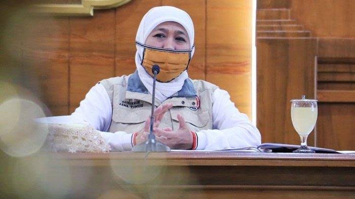 Gubernur Khofifah Diduga Tertular Covid-19 dari Staf Administri Jember