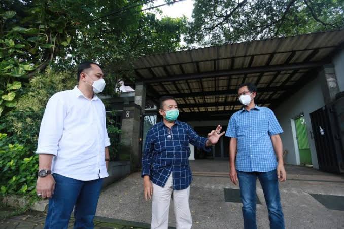 Bahas Masalah Kota Surabaya, Eri Cahyadi Berguru ke Bambang DH