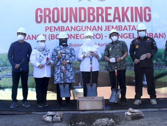 Pembangunan Jembatan Penghubung Tuban - Bojonegoro Resmi Dimulai