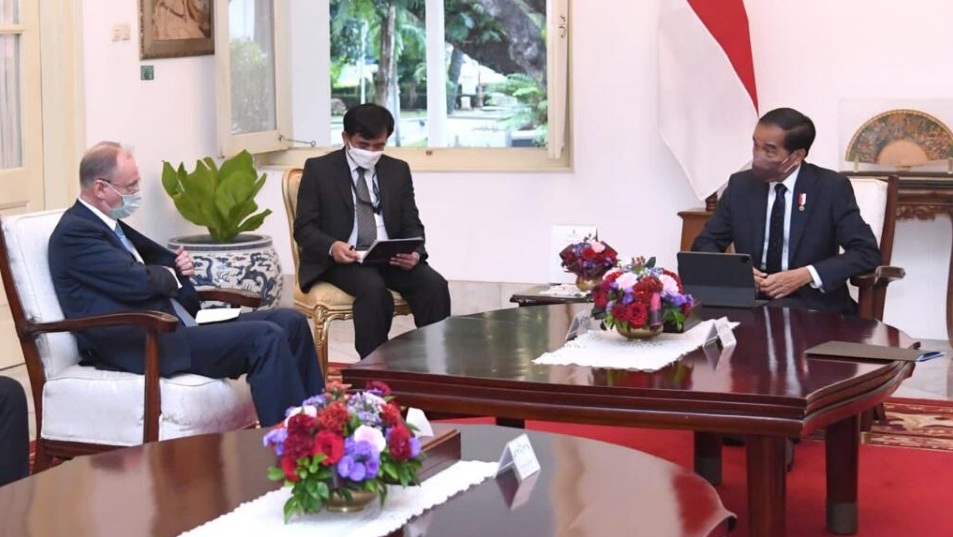 Presiden Jokowi Terima Kunjungan Kehormatan Sekretaris Dewan Keamanan Rusia