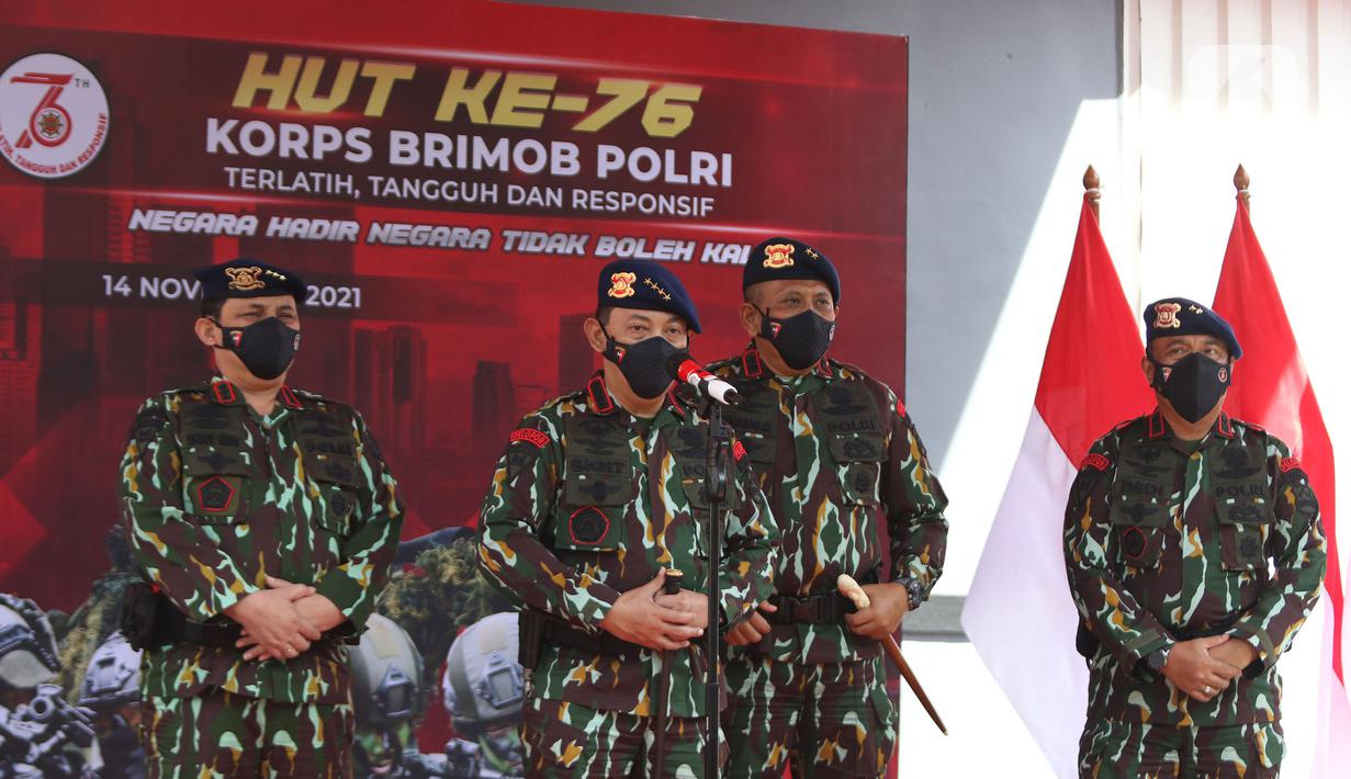 Kapolri bakal Naikkan Pangkat Dankor Brimob jadi Jenderal Bintang Tiga