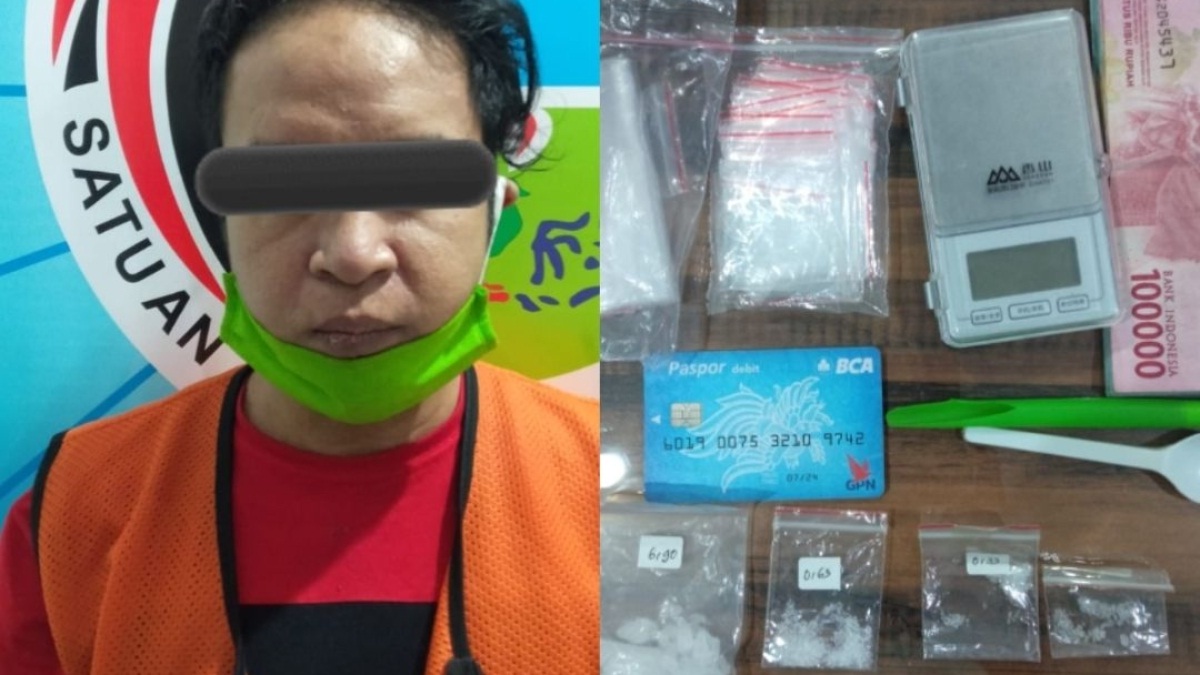 Kurir dengan Imbalan Uang Jutaan Rupiah Dibekuk Polisi di Driyorejo Gresik