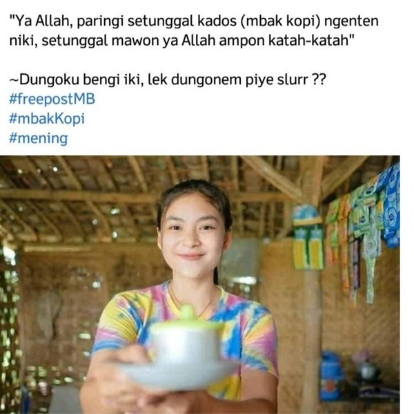 Gadis Cantik Jualan Kopi di Desa Viral, Dulu Pernah Kerja di Kafe