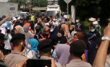 Berkerumun di Pengadilan, 32 Pendukung Rizieq Shihab Ditangkap Polisi