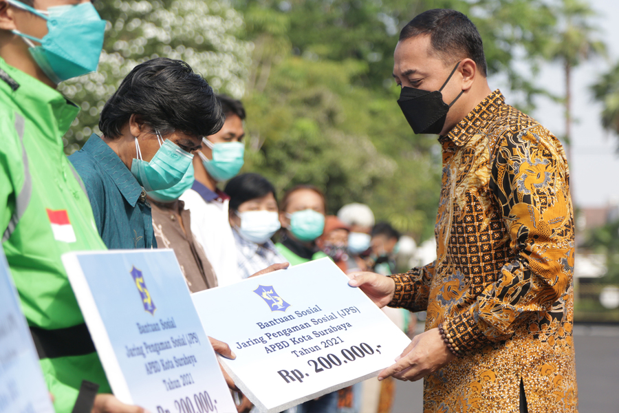 Salurkan Bansos untuk 25 Ribu MBR, Pemkot Surabaya Rogoh Anggaran Rp3,8 Miliar