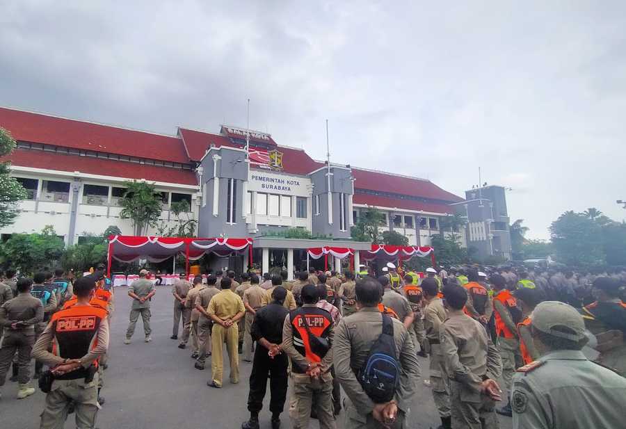Pemkot Surabaya Beri Sanksi Tegas Oknum Satpol PP yang pakai Narkoba