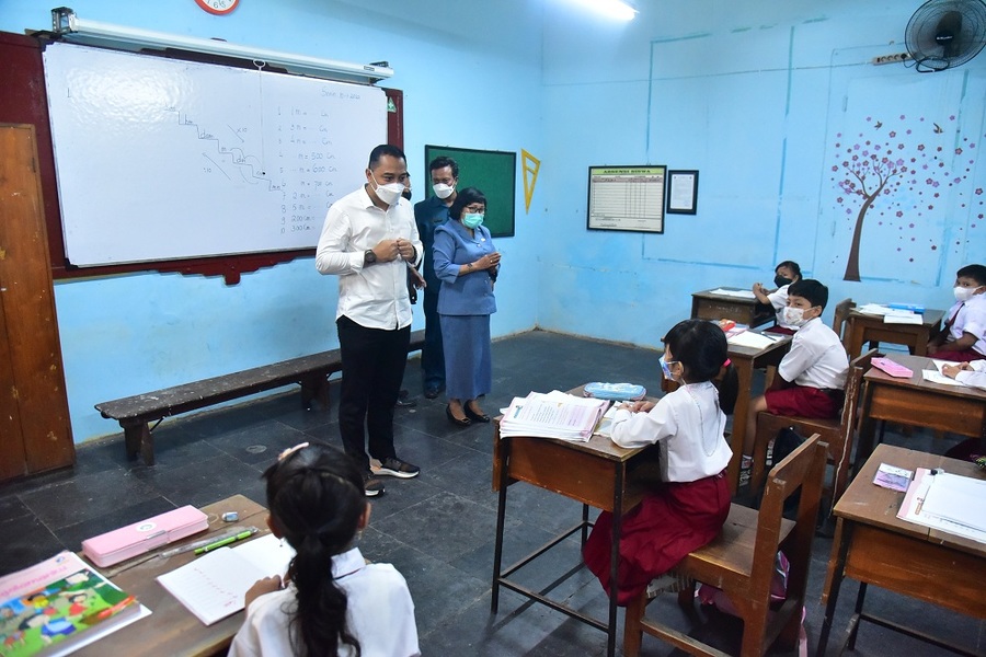 PTM 100 Persen, Pemkot Surabaya Swab Test Rutin kalangan Pelajar