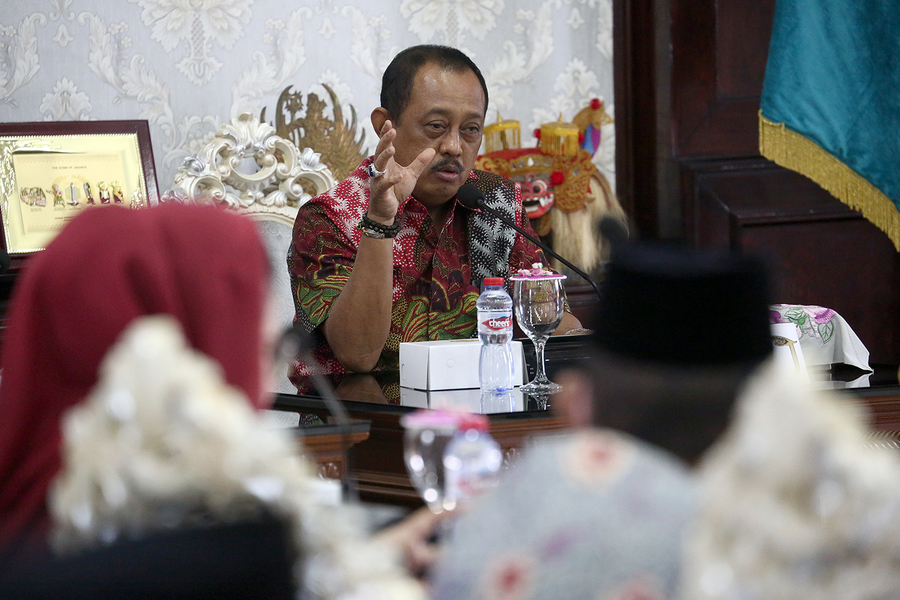 Rumah Bunda PAUD di Surabaya Ambruk Diterpa Angin Kencang, Wawali Armuji: Segera Direhab