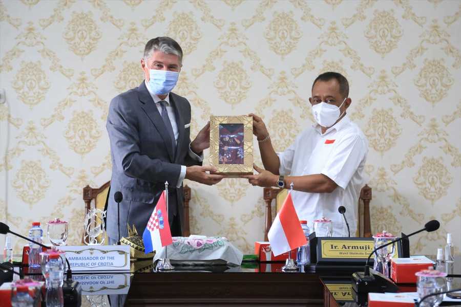 Sambut Dubes Kroasia, Wawali Armuji Berharap Ada Sister City di Bidang Pariwisata