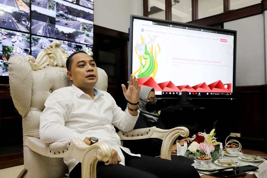 Sempurnakan Surabaya Single Window, Wali Kota Eri: Semua Perizinan di Surabaya Melalui Aplikasi!