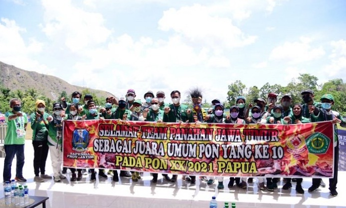 Mantap! Tim Panahan Jatim Juara Umum PON untuk yang ke-10 Kalinya