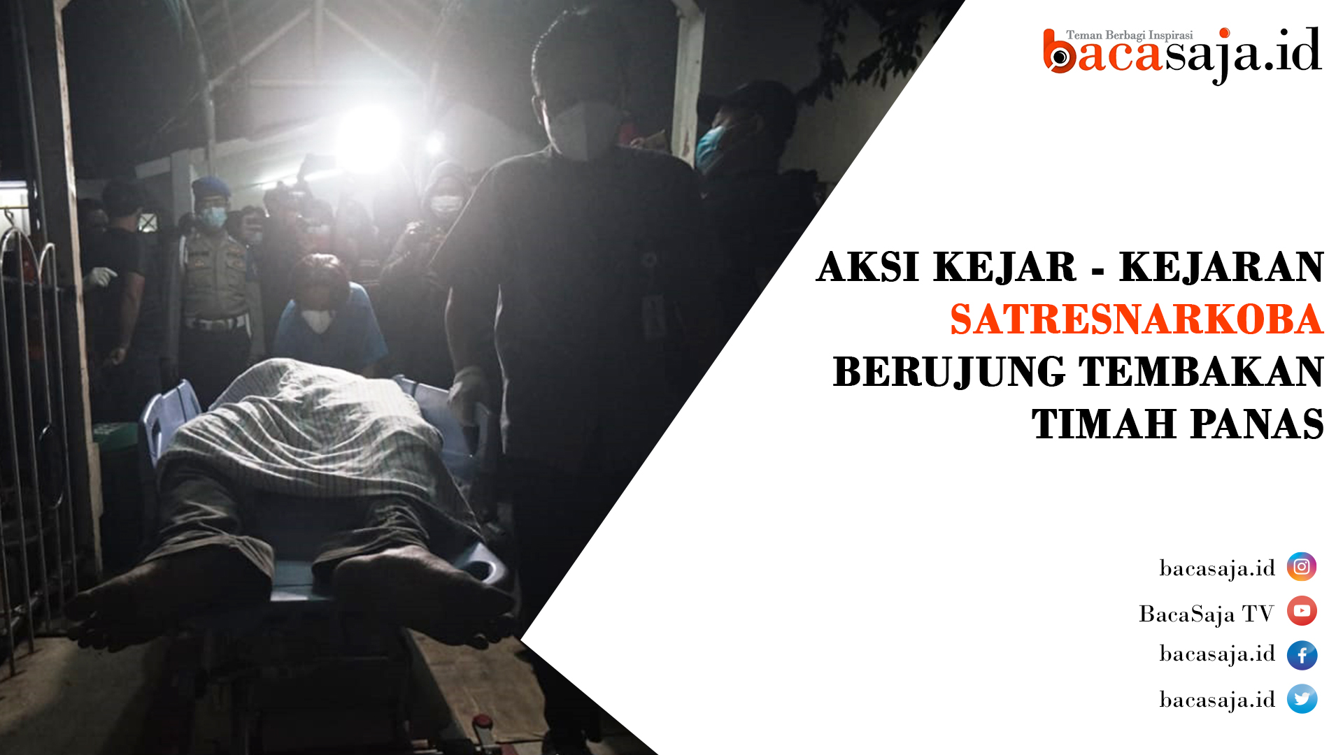 Video : Aksi Kejar-Kejaran Polisi VS Bandar Narkoba Yang Ditembak Mati