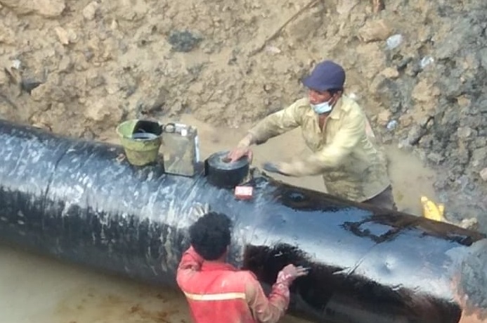 Pipa Bocor, Ribuan Pelanggan Terdampak, PDAM Surabaya: Gara-gara Karet