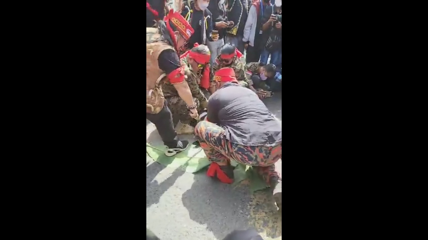 Ormas Dayak di Kalimantan Sembelih Babi di Pusat Kota, Tersinggung dengan Ucapan Edy Mulyadi