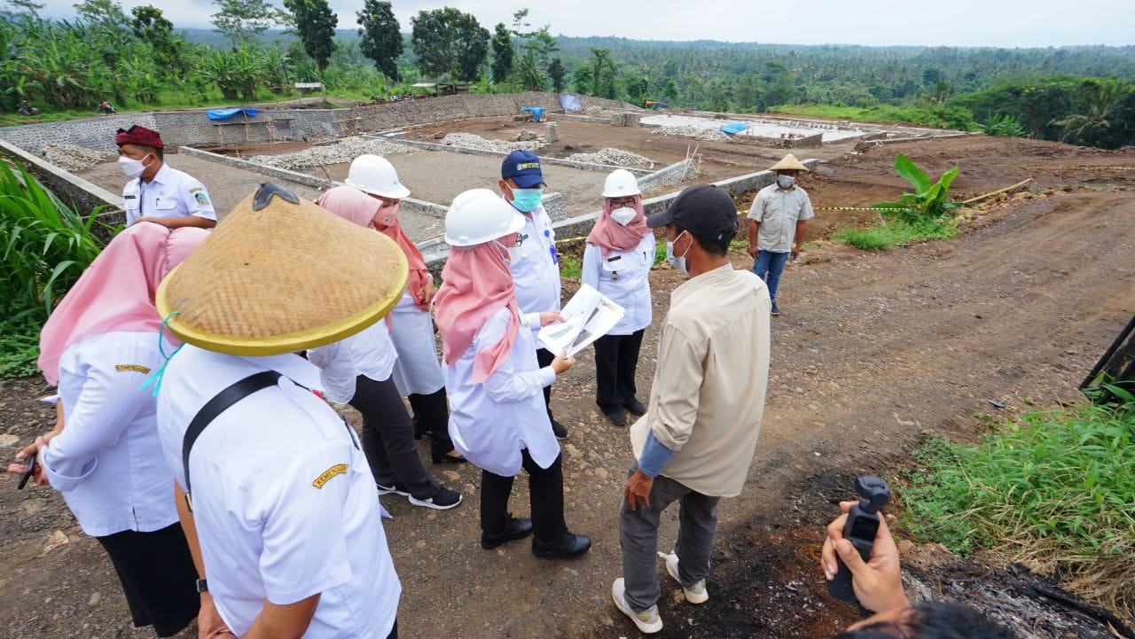 Berjajar Rumah Osing, Pembangunan Agrowisata Tamansuruh Banyuwangi Capai 70 Persen