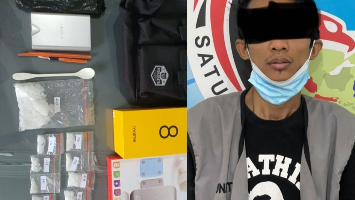 Pria di Keputih Surabaya Ini Ditangkap karena Mengambil Ranjau Sabu untuk Diranjau Kembali