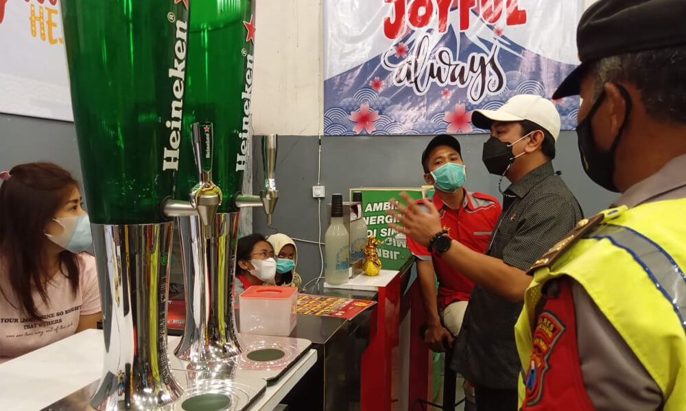 Karaoke dan Warkop Kekinian di Tulungagung Terjaring Razia PPKM