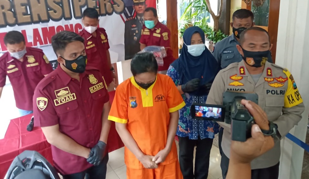 Tak Disangka, Pencuri Sepeda Motor di Lamongan ini Wanita Asal Gresik